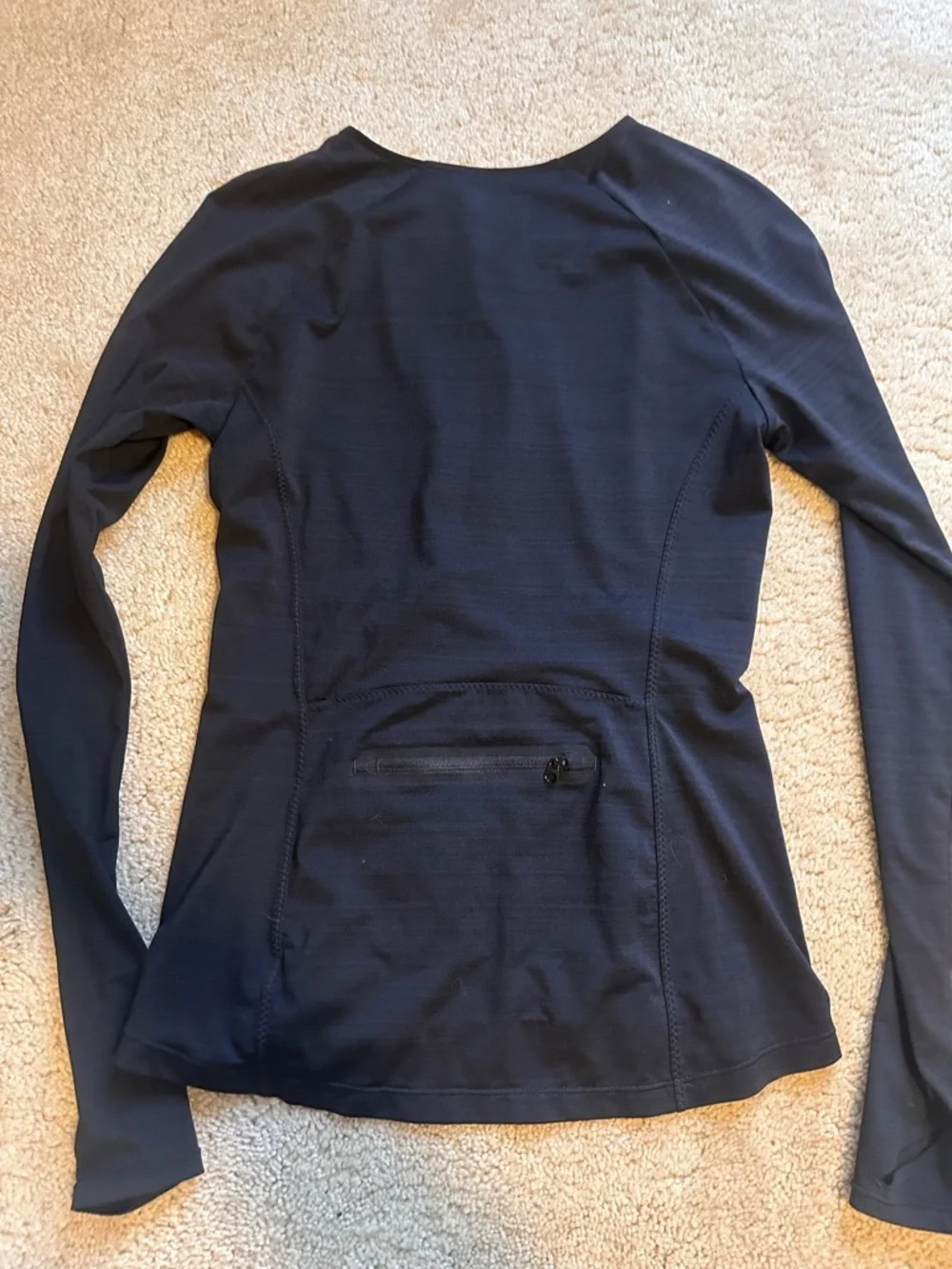 Athleta Black Long Sleeve Half-Zip Performance Top - Picture 5 of 5